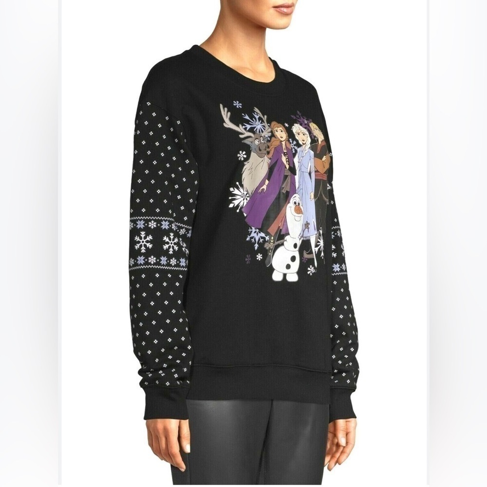 Disney Frozen Elsa Anna Olaf Light Up Sweatshirt Womens 2XL
